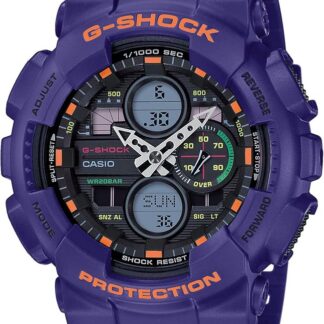 CASIO męski analogowy – cyfrowy zegarek kwarcowy z bransoletką z żywicy