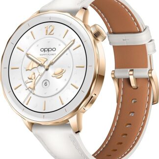 OPPO Zegarek X2 Mini – Smartwatch z wyświetlaczem AMOLED 1,32", do 7 dni baterii, GPS, Wear OS by Google, płatności z portfelem Google, wodoszczelność 5 ATM, 100+ tryby sportowe – Glimmer Gold