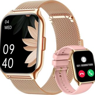 Smartwatch, odbieranie, nawiązywanie połączeń, 2-calowy smartwatch dla mężczyzn i kobiet, zegarek fitness z ciśnieniem krwi, monitorem snu, licznikiem kroków, ponad 110 sportów, smartwatche