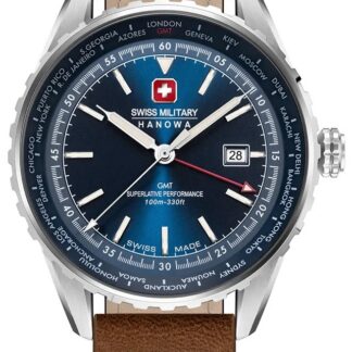 Zegarek Męski SWISS MILITARY HANOWA Afterburn GMT SMWGB0003202 + BOX