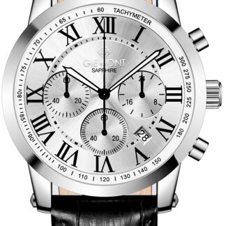 Zegarek Męski Giewont Chronograph Sapphire Srebrny GW6260-A1