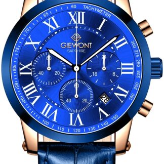 Zegarek Męski Giewont Chronograph Sapphire Miedziano Niebieski GW6260-A5
