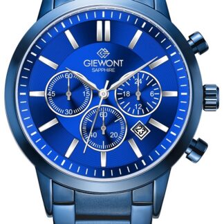 Zegarek Męski Giewont Chronograph Sapphire Niebieski GW8510-B4