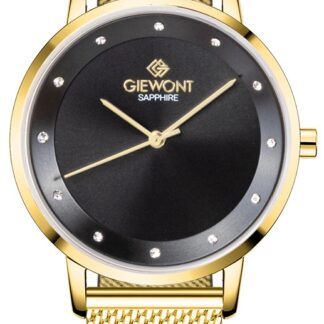 Zegarek Damski Giewont Sapphire Złoto Czarny GW4130-B3
