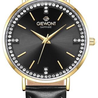 Zegarek Damski Giewont Sapphire Złoto Czarny GW5390-A4