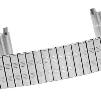 Bransoleta rozciągana Srebrna HQ  12 do 16 mm 113S-12/16