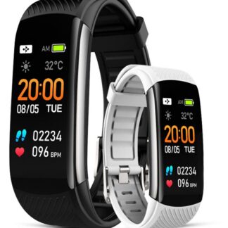 Smartwatch GIEWONT Czarno Biały 2 Paski GW200-2