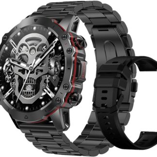 Smartwatch Męski Rubicon RNCF18-1 BLACK Bransoleta + Pasek
