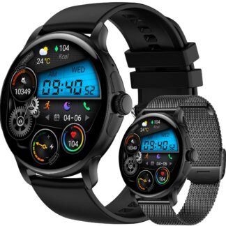 Smartwatch Damski Rubicon RNCF35 BLACK Bransoleta + Pasek