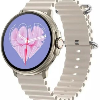 Smartwatch Damski RUBICON RNCF15 Tytan/Light Latte SMARUB260