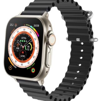 Smartwatch Męski RUBICON RNCF17 Tytan/Black SMARUB268