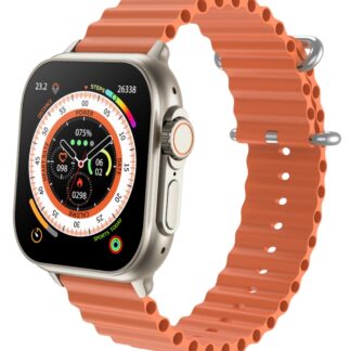Smartwatch Męski RUBICON RNCF17 Tytan/Orange SMARUB269