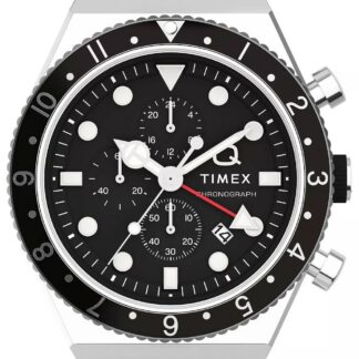Zegarek Męski TIMEX Q Timex 3-Time Zone Chronograph TW2V69800 + BOX