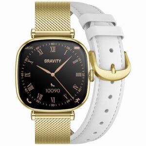 Smartwatch Gravity Złoty Bransoleta + Pasek GT32-2