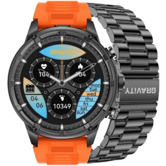 Smartwatch Gravity Czarny Pasek + Bransoleta GT41-4