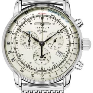 Zegarek Męski ZEPPELIN 100 Jahre Chronograph 8680M-3 + BOX