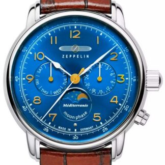 Zegarek Męski ZEPPELIN Mediterranee Moonphase 9636-3 + BOX