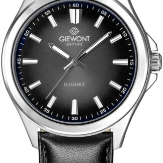 Zegarek Męski Giewont Elegance Sapphire Czarny GW5160-A2