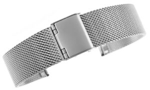 Bransoleta - Siatka Mesh Silver JKIPS18 mm gr 2,0 mm