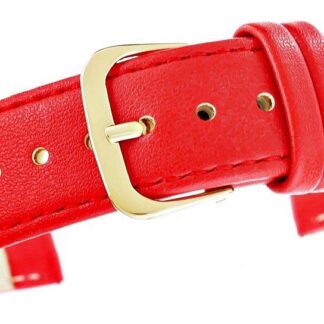 Pasek do zegarka CLASSIC - skóra 20 mm 4999-20XXL-4Z Czerwony