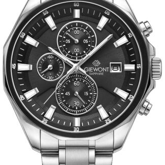 Zegarek Męski Giewont Chronograph Sapphire Srebrny GW7290-B2