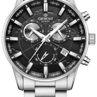 Zegarek Męski Giewont Chronograph Sapphire Srebrny GW4580-B2