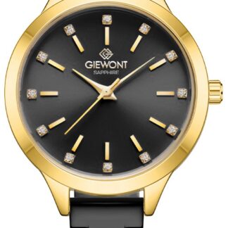 Zegarek Damski Giewont Sapphire Złoto Czarny GW2720-B4