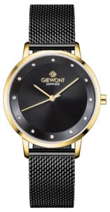 Zegarek Damski Giewont Sapphire Złoto Czarny GW4130-B4