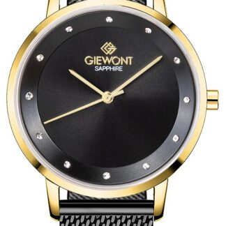 Zegarek Damski Giewont Sapphire Złoto Czarny GW4130-B4