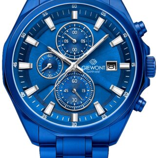Zegarek Męski Giewont Chronograph Sapphire Niebieski GW7290-B5