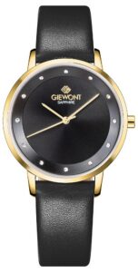 Zegarek Damski Giewont Sapphire Złoto Czarny GW4130-A4