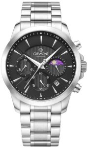 Zegarek Męski Giewont Chronograph Sapphire Srebrny GW9460-B2