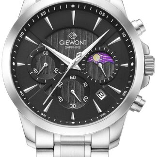 Zegarek Męski Giewont Chronograph Sapphire Srebrny GW9460-B2