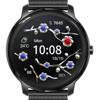 Smartwatch Damski RUBICON RNBE66 Black SMARUB124