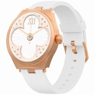 Smartwatch Gravity Różowe Złoto Biały GT25-4