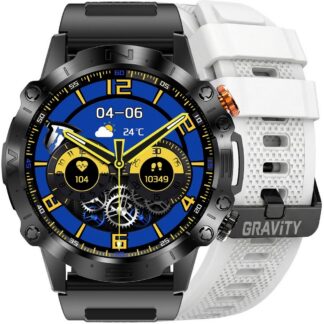 Smartwatch Gravity Czarny 2 Paski GT20-8