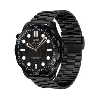 Smartwatch VELTORI VT150-1 Czarny Pasek Silikonowy + Czarna Bransoleta