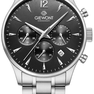 Zegarek Męski Giewont Chronograph Sapphire Srebrny GW6310-B2