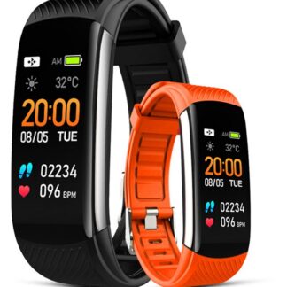 Smartwatch GIEWONT Czarno Pomarańczowy 2 Paski GW200-9