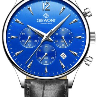 Zegarek Męski Giewont Chronograph Sapphire Czarno Niebieski GW6310-A3