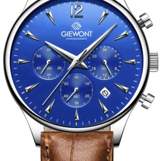 Zegarek Męski Giewont Chronograph Sapphire Brązowo Niebieski GW6310-A5