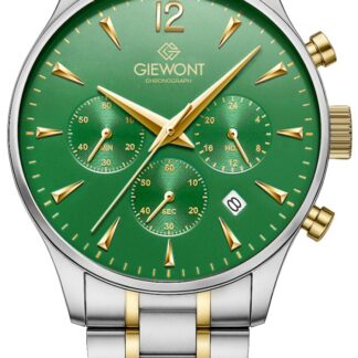 Zegarek Męski Giewont Chronograph Sapphire Zielony GW6310-B6