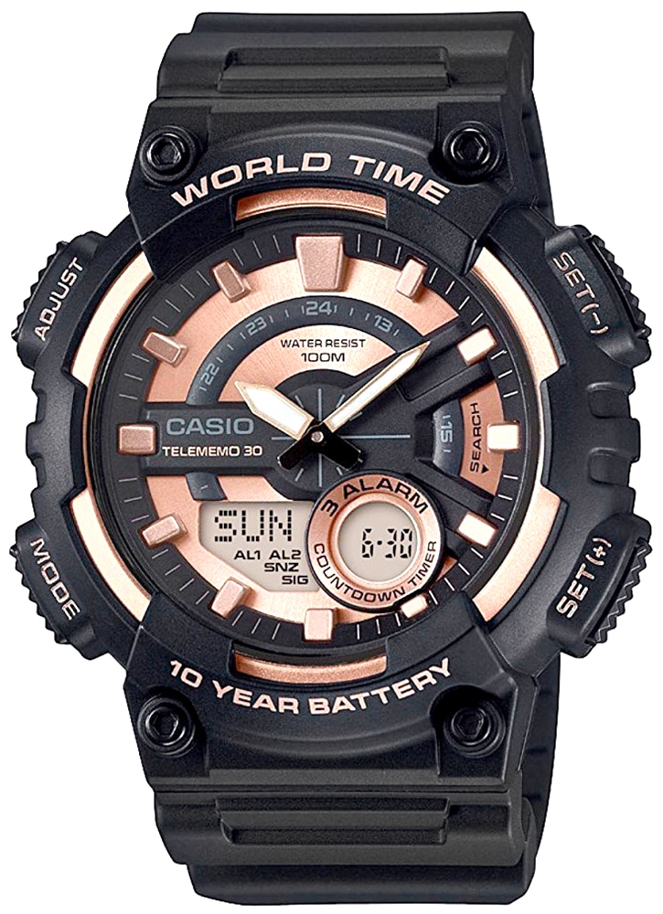 Zegarek Męski CASIO Gerton AEQ-110W-1A3VDF + BOX