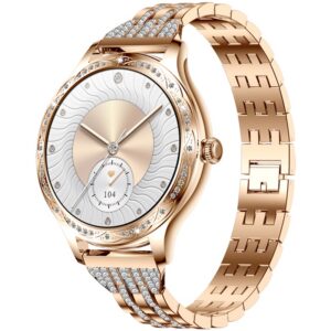 Smartwatch Damski VELTORI VT350-1 Bransoleta Różowe Złoto