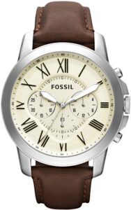 Zegarek Męski FOSSIL Grant Leather FS4735 + BOX