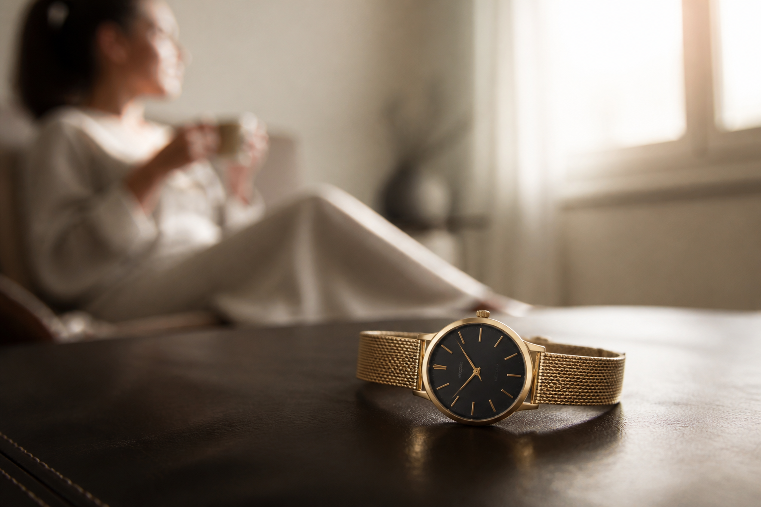 zegarek fossil damski na bransolecie mesh